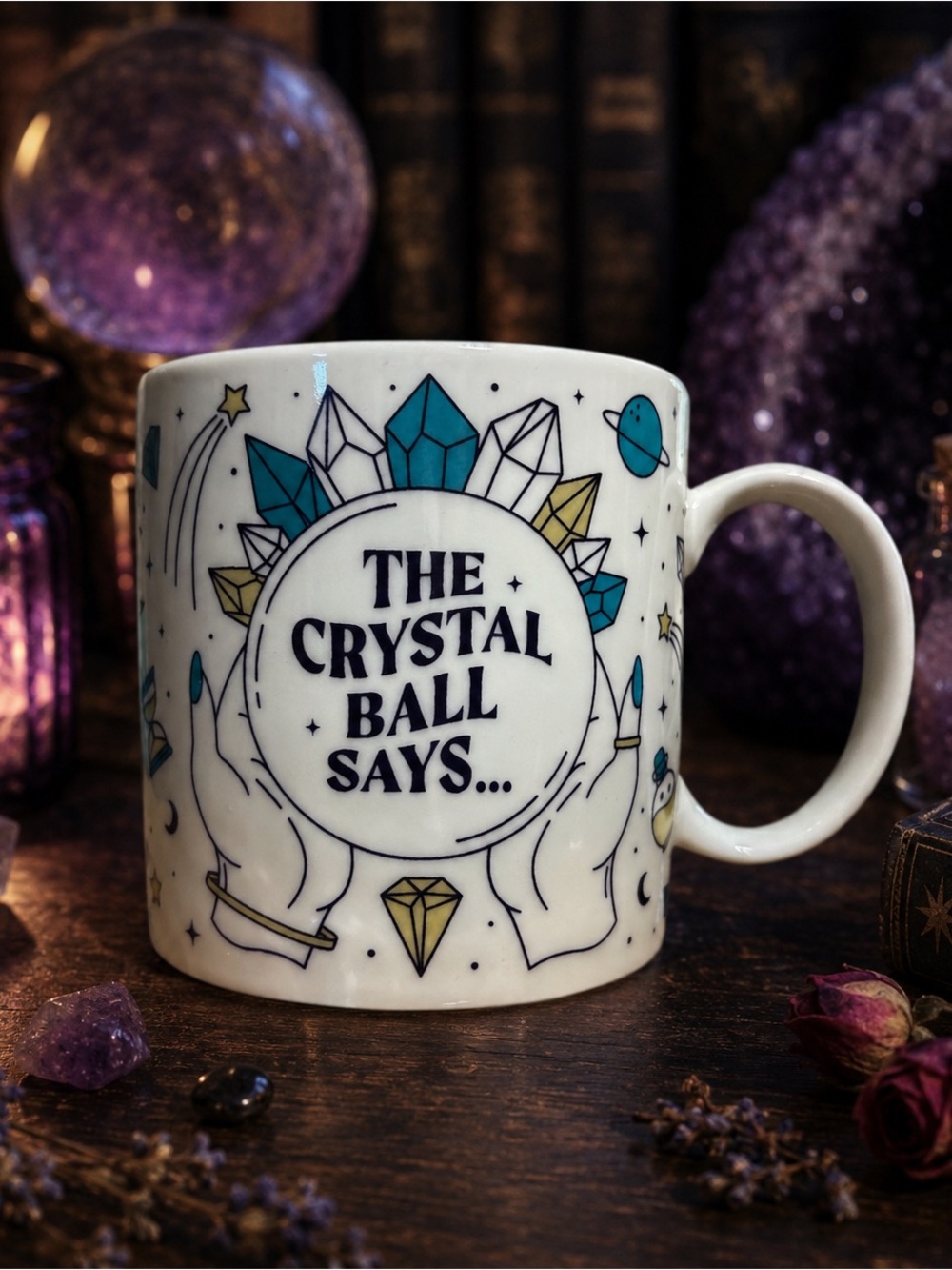 Mystic Crystal Ball Ceramic Mug